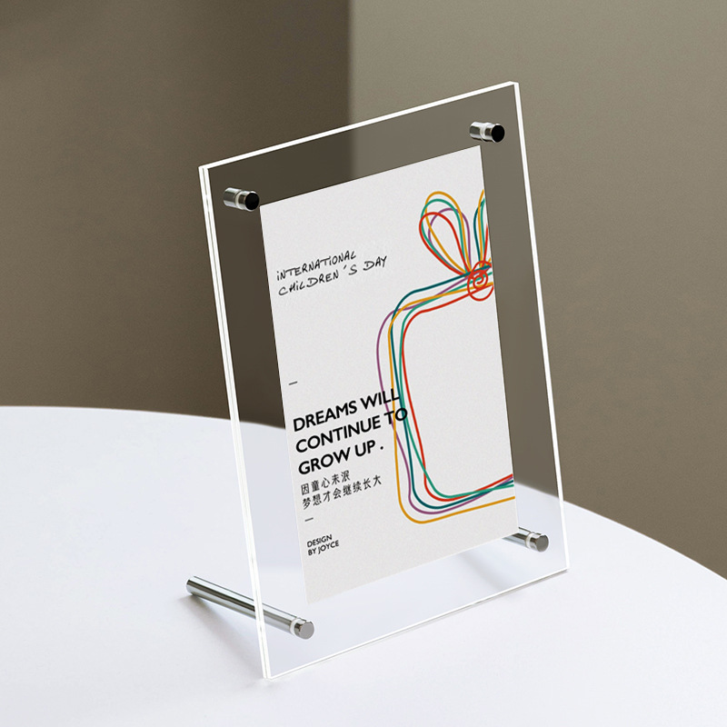 Transparent Acrylic Photo Frame